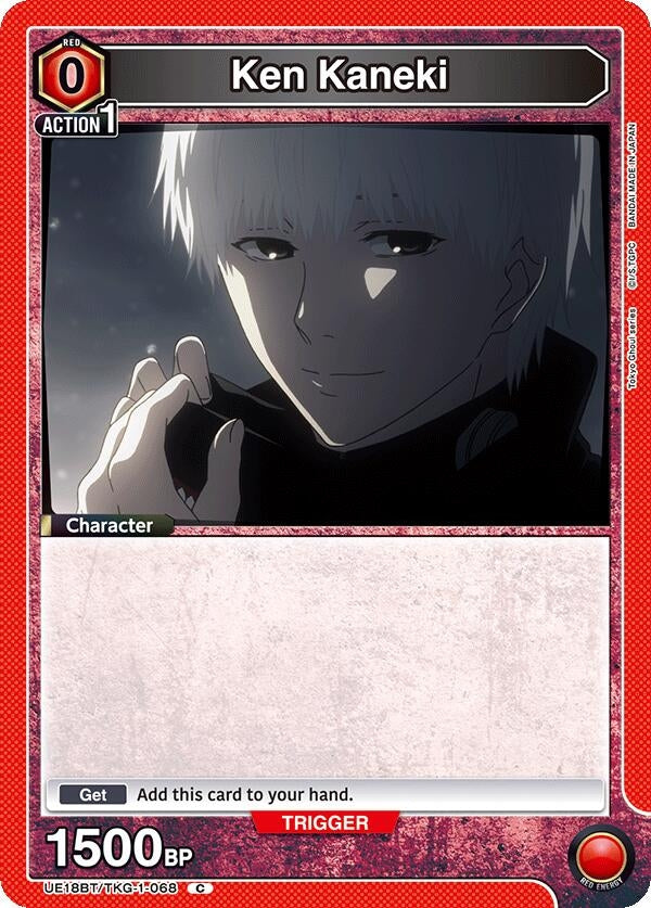 Image for Ken Kaneki (068) (UE18BT/TKG-1-068) (UE18BT: Tokyo Ghoul) (UE18BT) - Union Arena