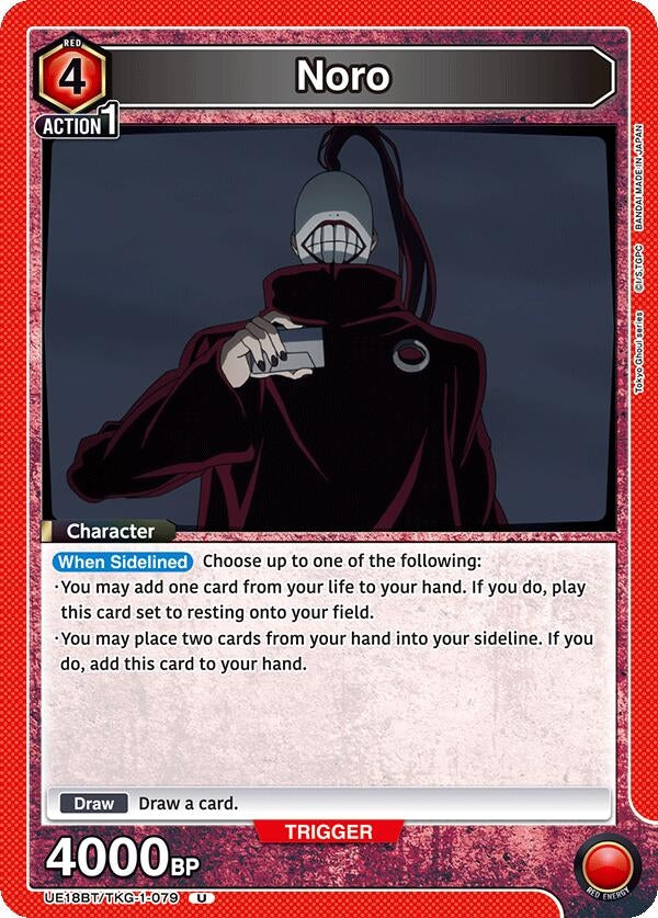 Image for Noro (UE18BT/TKG-1-079) (UE18BT: Tokyo Ghoul) (UE18BT) - Union Arena