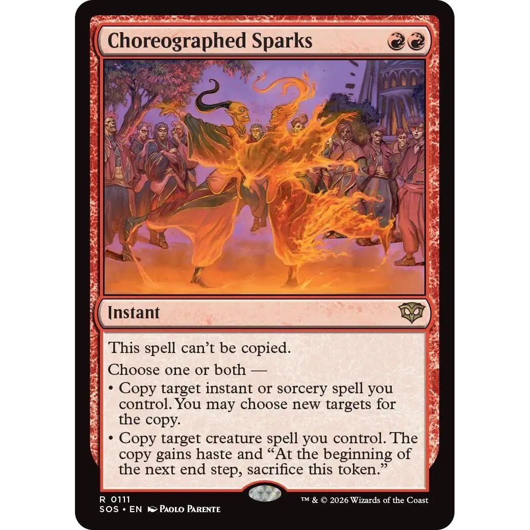 Choreographed Sparks (111) (Secrets of Strixhaven) - PokeBox USA
