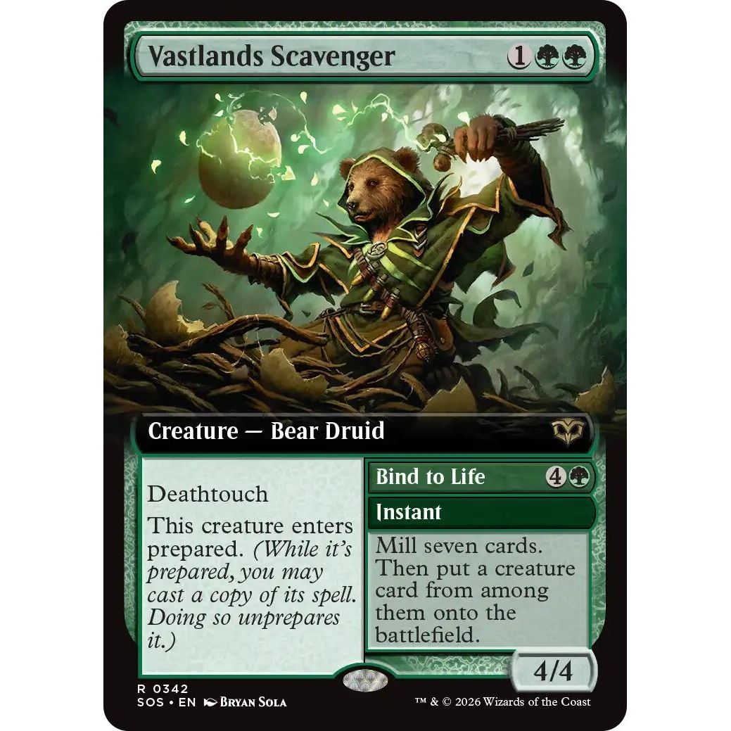 Vastlands Scavenger (Extended Art) (342) (Secrets of Strixhaven) - PokeBox USA