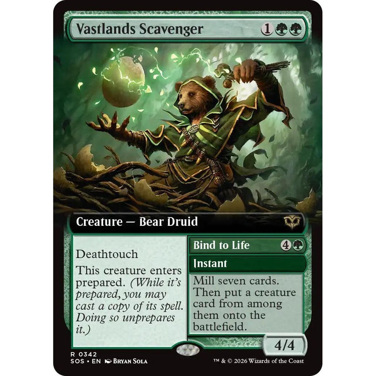 Vastlands Scavenger (Extended Art) (342) (Secrets of Strixhaven) - PokeBox USA