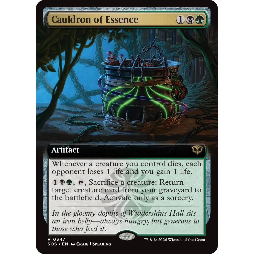 Cauldron of Essence (Extended Art) (347) (Secrets of Strixhaven) - PokeBox USA