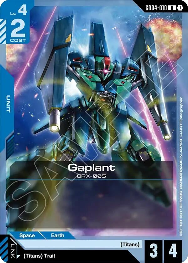 Image for Gaplant (GD04-010) (Phantom Aria) (GD04) - Gundam Card Game