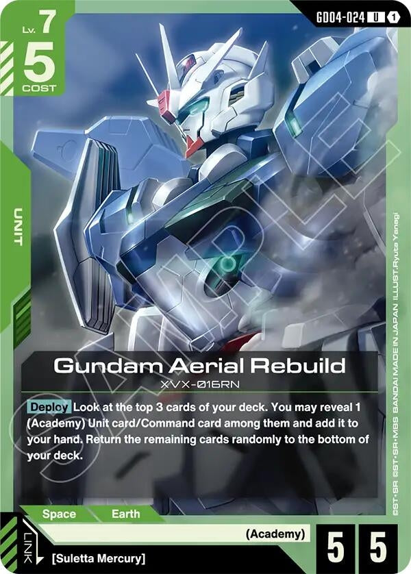 Image for Gundam Aerial Rebuild (GD04-024) (Phantom Aria) (GD04) - Gundam Card Game