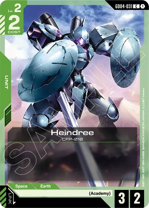 Image for Heindree (GD04-031) (Phantom Aria) (GD04) - Gundam Card Game
