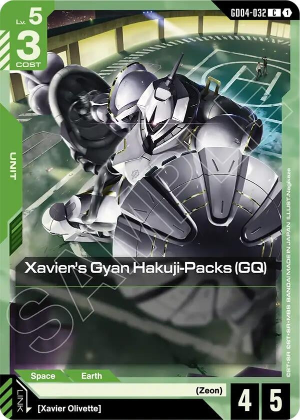 Image for Xavier's Gyan Hakuji-Packs (GQ) (GD04-032) (Phantom Aria) (GD04) - Gundam Card Game