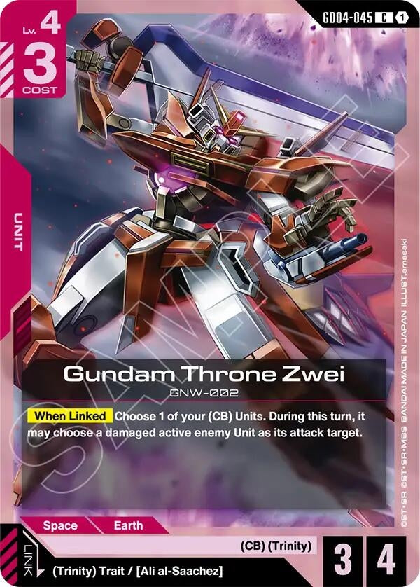 Image for Gundam Throne Zwei (GD04-045) (Phantom Aria) (GD04) - Gundam Card Game