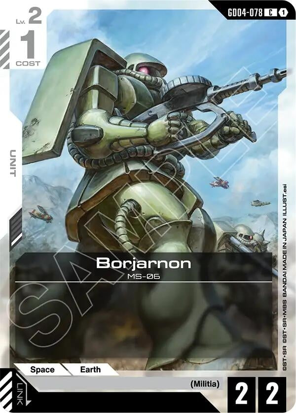 Image for Borjarnon (GD04-078) (Phantom Aria) (GD04) - Gundam Card Game
