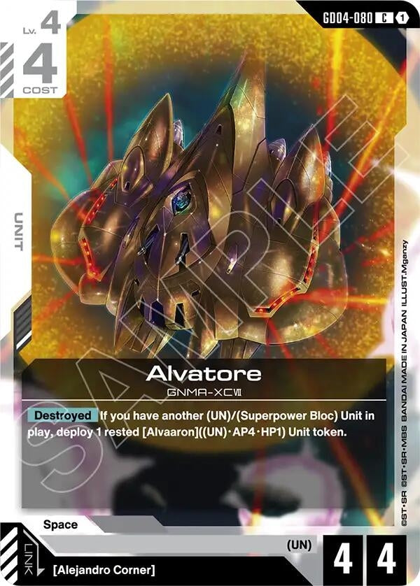 Image for Alvatore (GD04-080) (Phantom Aria) (GD04) - Gundam Card Game