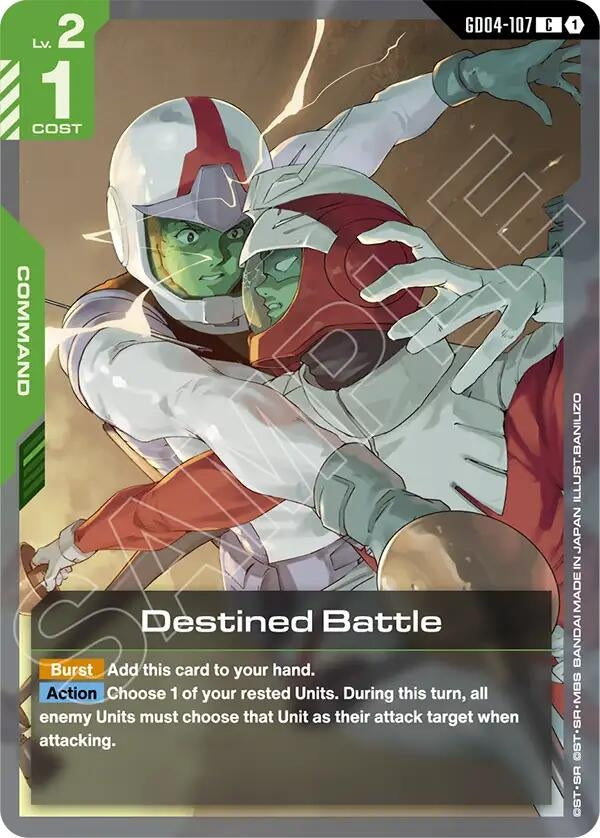 Image for Destined Battle (GD04-107) (Phantom Aria) (GD04) - Gundam Card Game