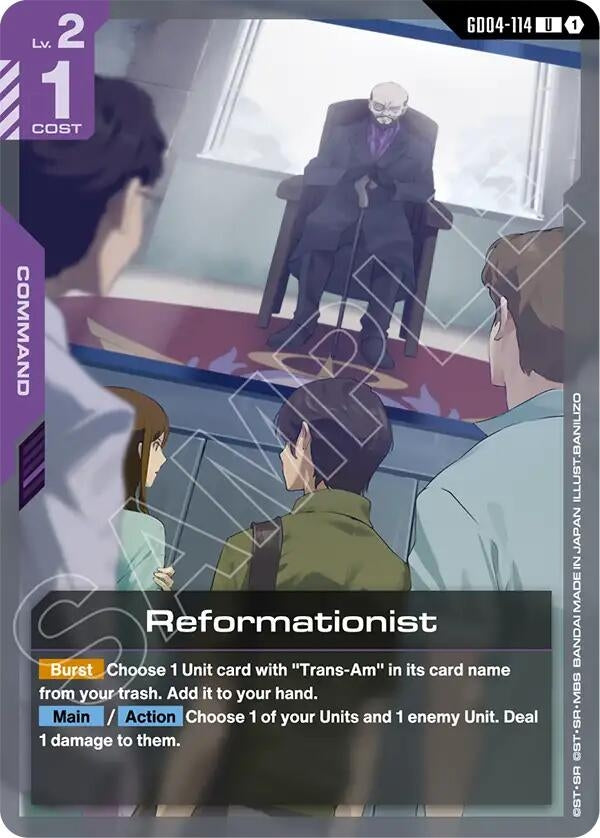 Image for Reformationist (GD04-114) (Phantom Aria) (GD04) - Gundam Card Game