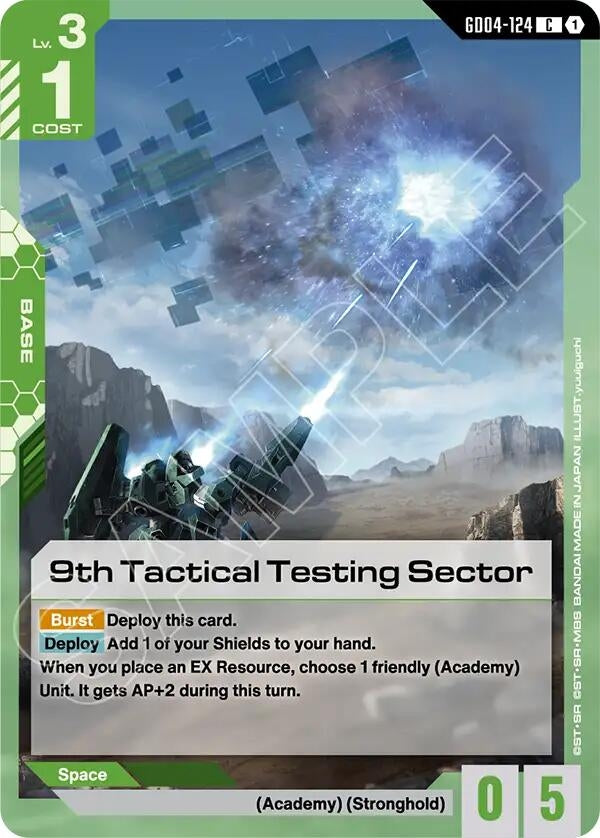 Image for 9th Tactical Testing Sector (GD04-124) (Phantom Aria) (GD04) - Gundam Card Game