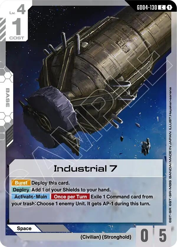 Image for Industrial 7 (GD04-130) (Phantom Aria) (GD04) - Gundam Card Game