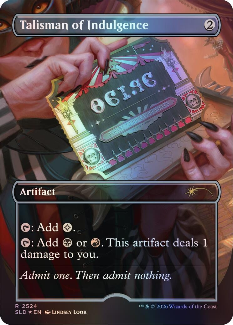 Talisman of Indulgence (2524) (Secret Lair Drop Series)