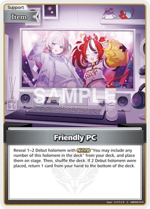 Image for Friendly PC (C) (hBP05-074) (Enchant Regalia) (HBP05E) - Hololive