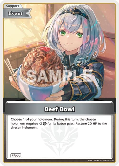 Image for Beef Bowl (C) (hBP05-075) (Enchant Regalia) (HBP05E) - Hololive