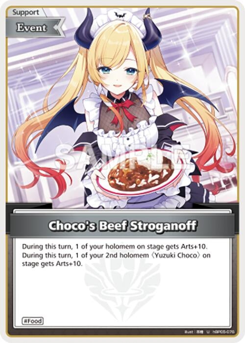 Image for Choco's Beef Stroganoff (U) (hBP05-076) (Enchant Regalia) (HBP05E) - Hololive