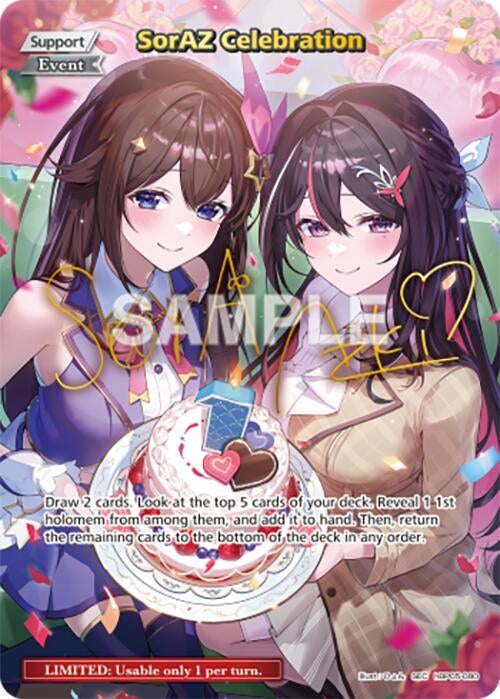 Image for SorAZ Celebration (SEC) (hBP05-080) (Enchant Regalia) (HBP05E) - Hololive