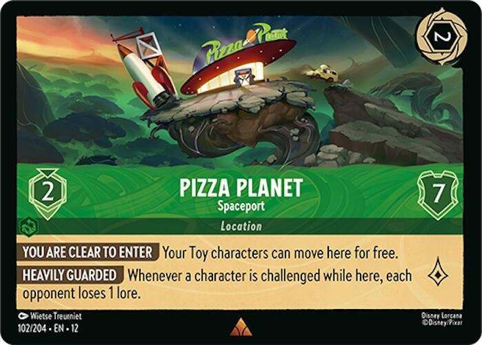 Image for Pizza Planet - Spaceport (102/204) (Wilds Unknown) (12) - Disney Lorcana