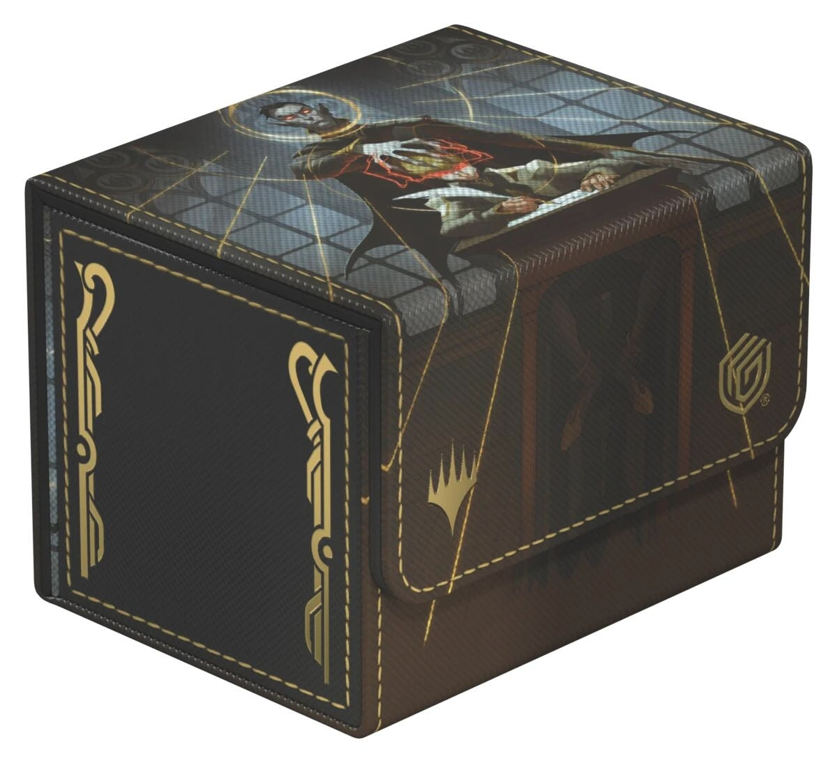 Image for Magic: The Gathering Secrets of Strixhaven - Sidewinder 100+ Xenoskin Deck Box - Vampiric Tutor - Deck Boxes