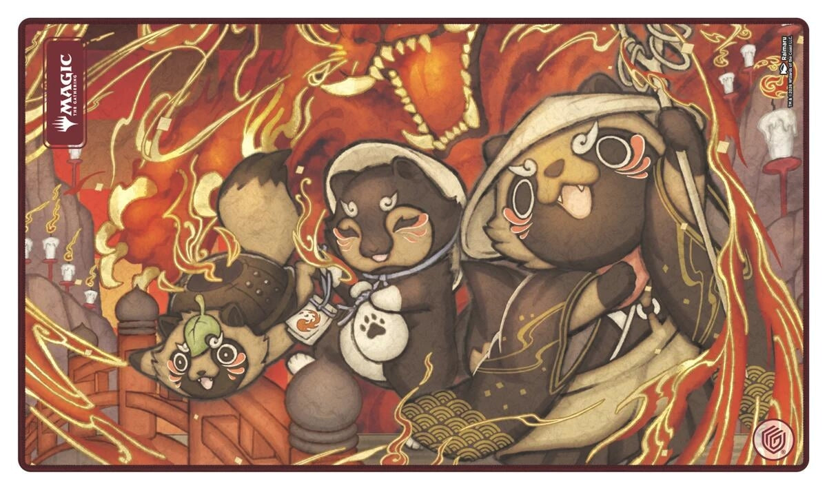 Image for Magic: The Gathering Secrets of Strixhaven Playmat - Pyretic Ritual - Playmats