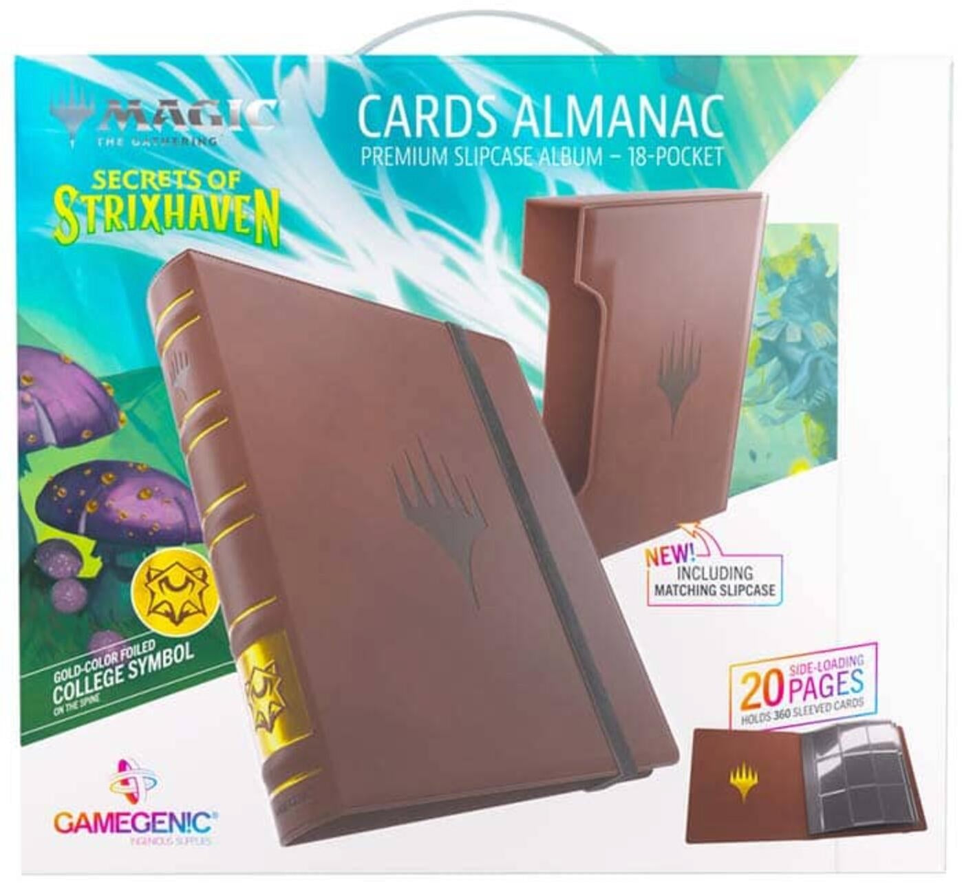 Image for Magic: The Gathering Secrets of Strixhaven Cards Almanac 18-Pocket Slipcase Album - Lorehold - Storage Albums