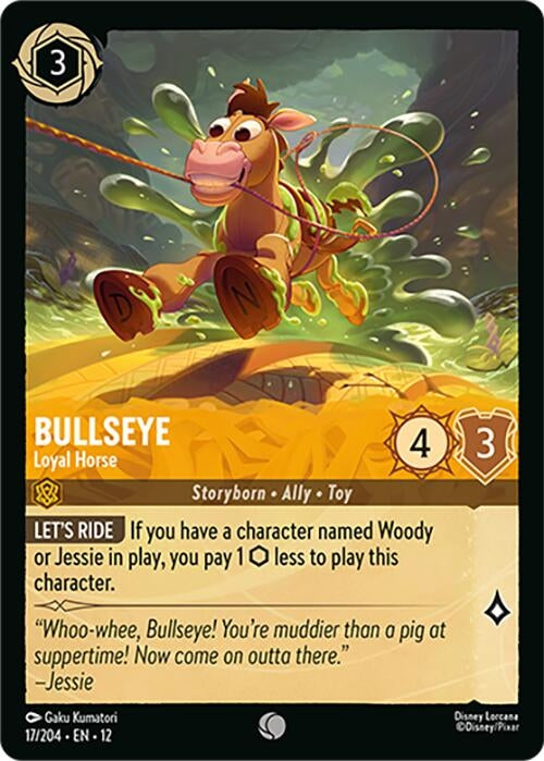 Image for Bullseye - Loyal Horse (17/204) (Wilds Unknown) (12) - Disney Lorcana