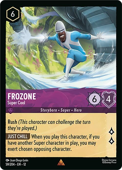 Image for Frozone - Super Cool (59/204) (Wilds Unknown) (12) - Disney Lorcana