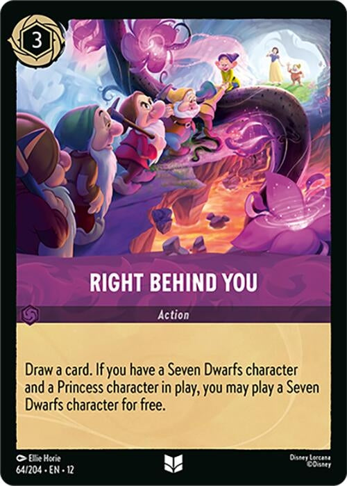 Image for Right Behind You (64/204) (Wilds Unknown) (12) - Disney Lorcana