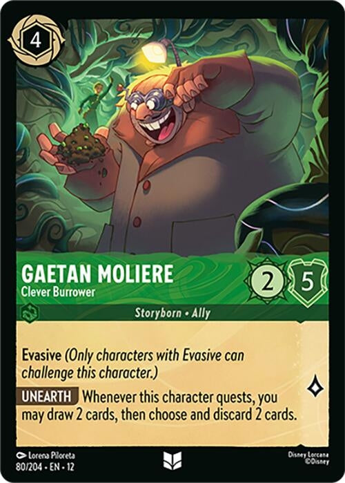 Image for Gaetan Moliere - Clever Burrower (80/204) (Wilds Unknown) (12) - Disney Lorcana