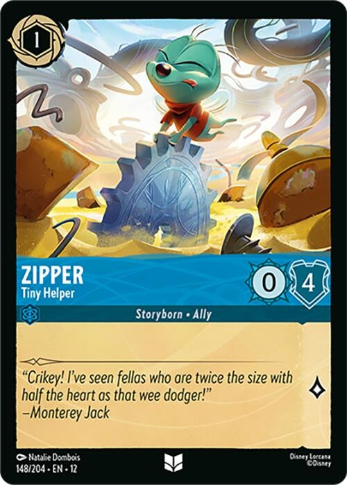 Image for Zipper - Tiny Helper (148/204) (Wilds Unknown) (12) - Disney Lorcana