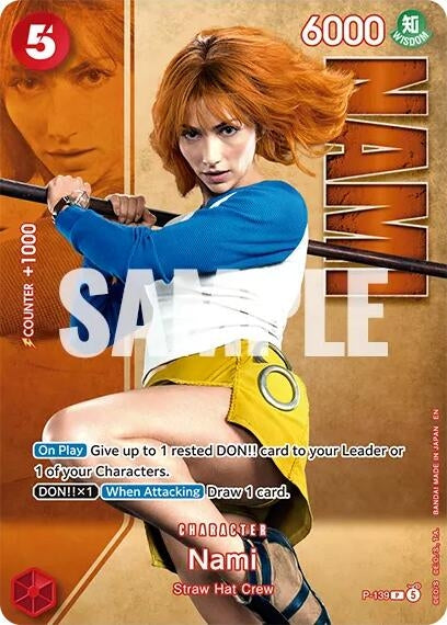 Image for Nami - P-139 (Premium Card Collection -Live Action Edition Vol.2 Straw Hat Crew-) (P-139) (One Piece Promotion Cards) (OP-PR) - One Piece Card Game