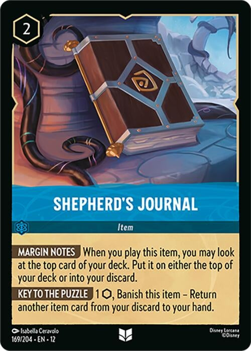 Image for Shepherd's Journal (169/204) (Wilds Unknown) (12) - Disney Lorcana
