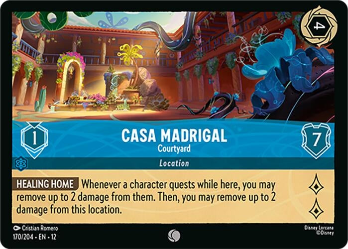 Image for Casa Madrigal - Courtyard (170/204) (Wilds Unknown) (12) - Disney Lorcana