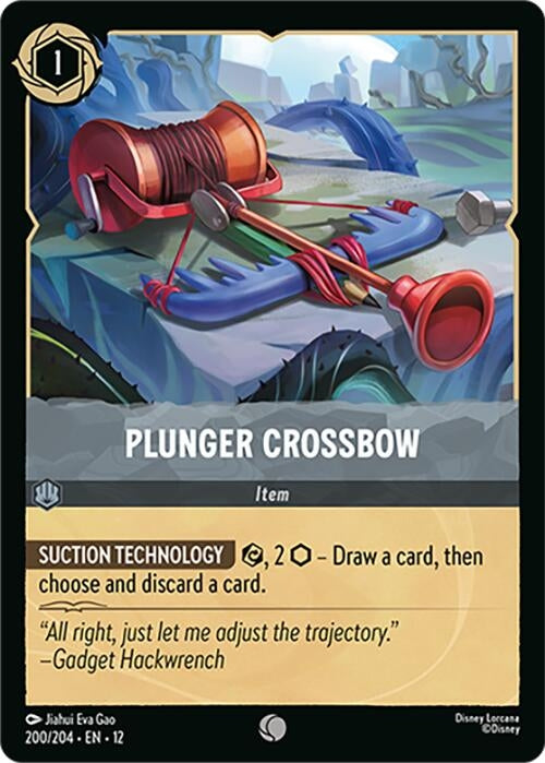 Image for Plunger Crossbow (200/204) (Wilds Unknown) (12) - Disney Lorcana