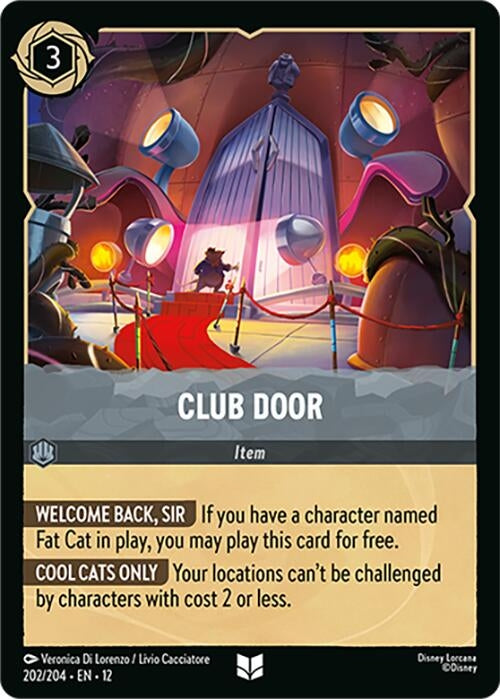 Image for Club Door (202/204) (Wilds Unknown) (12) - Disney Lorcana