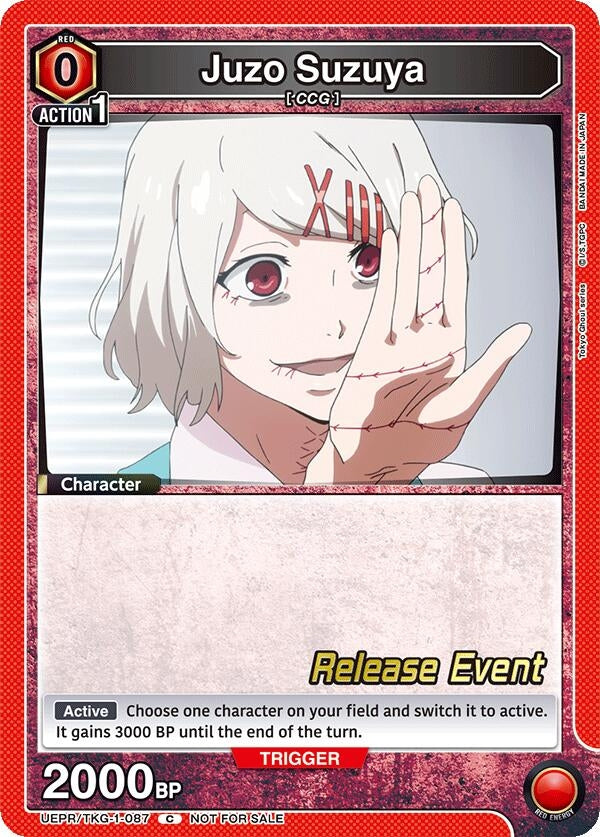 Image for Juzo Suzuya (087) (UEPR/TKG-1-087) (UE18BT: Tokyo Ghoul Release Event Cards) (UE18BT_RE) - Union Arena