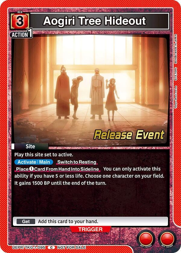 Image for Aogiri Tree Hideout (UEPR/TKG-1-095) (UE18BT: Tokyo Ghoul Release Event Cards) (UE18BT_RE) - Union Arena