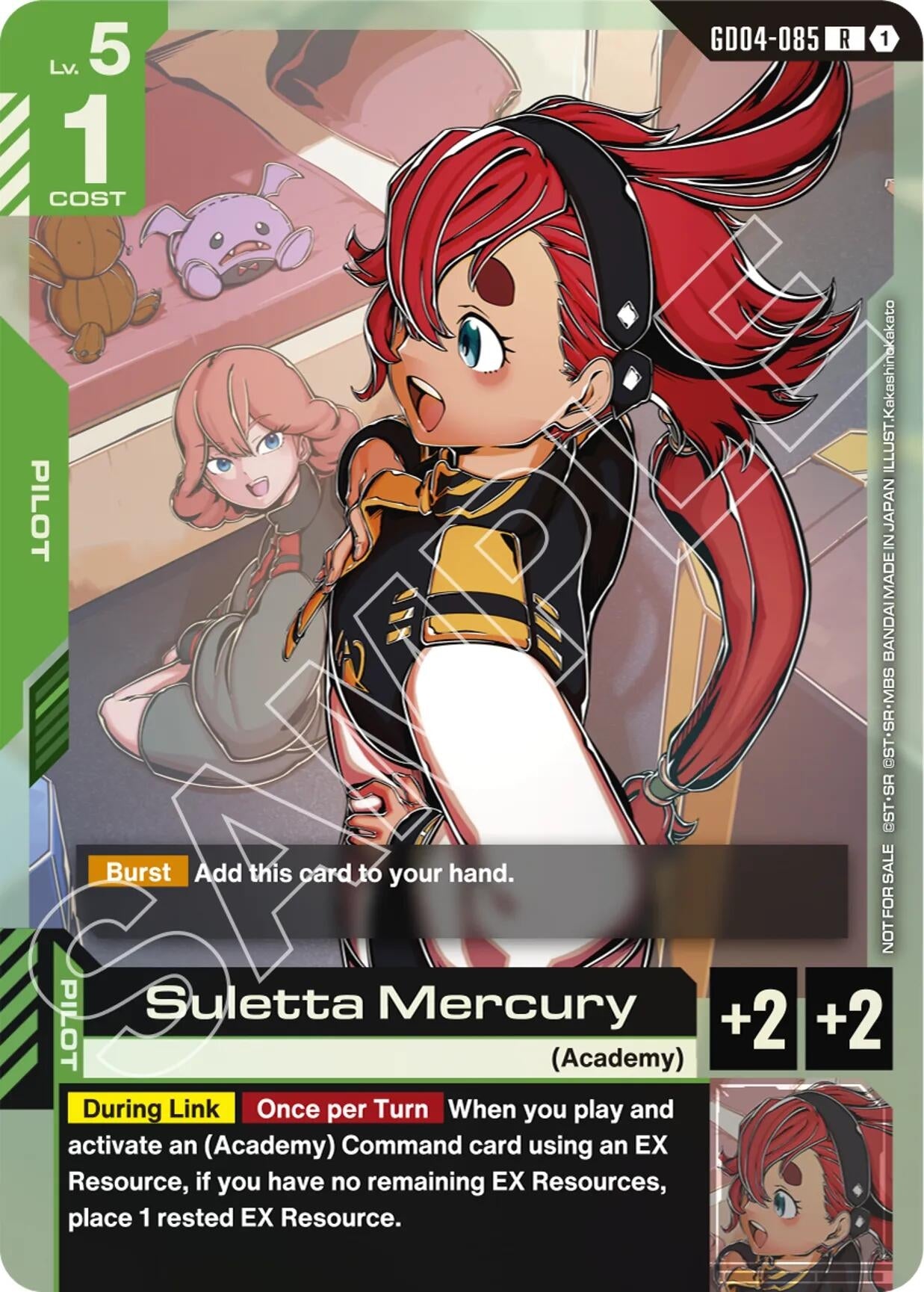 Image for Suletta Mercury (GD04 Release Event) (GD04-085) (Gundam Promotional Cards) (GCG-PR) - Gundam Card Game
