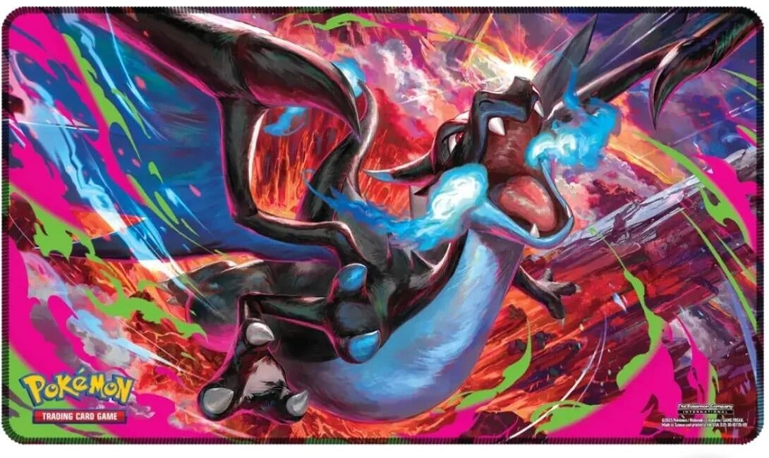 Image for Pokemon TCG: Charizard X Ex Mega Ultra Premium Collection - Premium Playmat - Playmats