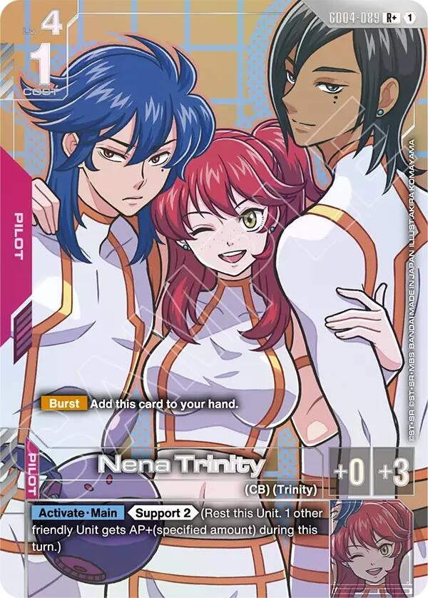 Image for Nena Trinity (R+) (GD04-089) (Phantom Aria) (GD04) - Gundam Card Game