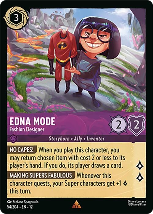 Image for Edna Mode - Fashion Designer (54/204) (Wilds Unknown) (12) - Disney Lorcana