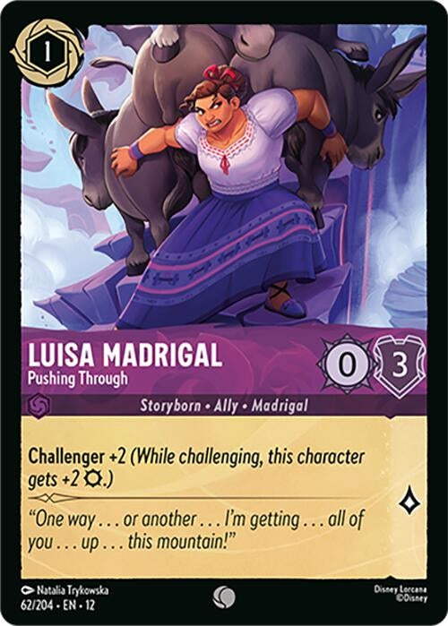 Image for Luisa Madrigal - Pushing Through (62/204) (Wilds Unknown) (12) - Disney Lorcana
