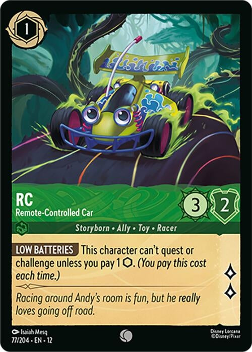 Image for RC - Remote-Controlled Car (77/204) (Wilds Unknown) (12) - Disney Lorcana