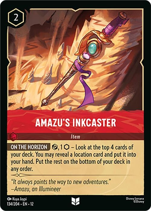 Image for Amazu's Inkcaster (134/204) (Wilds Unknown) (12) - Disney Lorcana