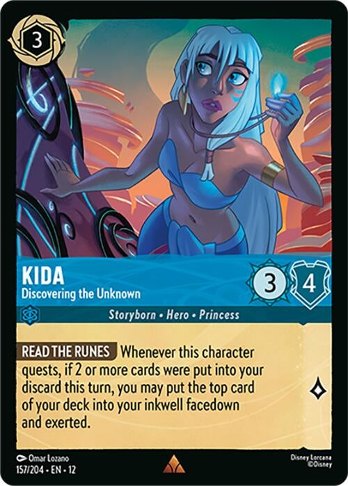 Image for Kida - Discovering the Unknown (157/204) (Wilds Unknown) (12) - Disney Lorcana