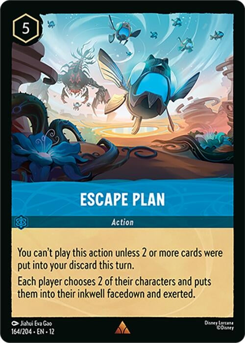 Image for Escape Plan (164/204) (Wilds Unknown) (12) - Disney Lorcana