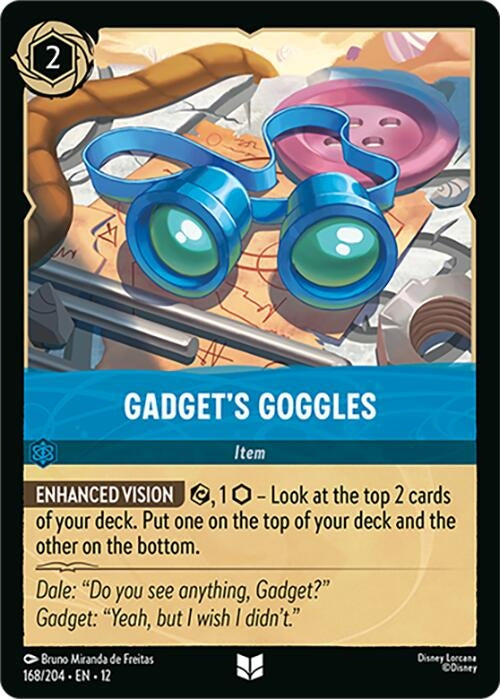 Image for Gadget's Goggles (168/204) (Wilds Unknown) (12) - Disney Lorcana