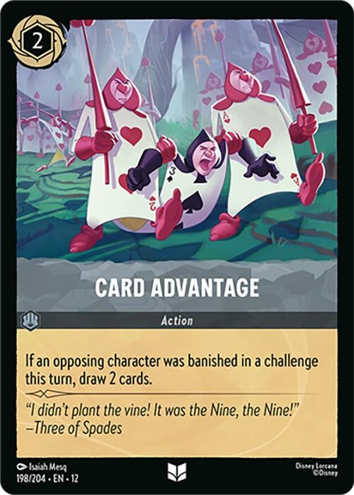 Image for Card Advantage (198/204) (Wilds Unknown) (12) - Disney Lorcana