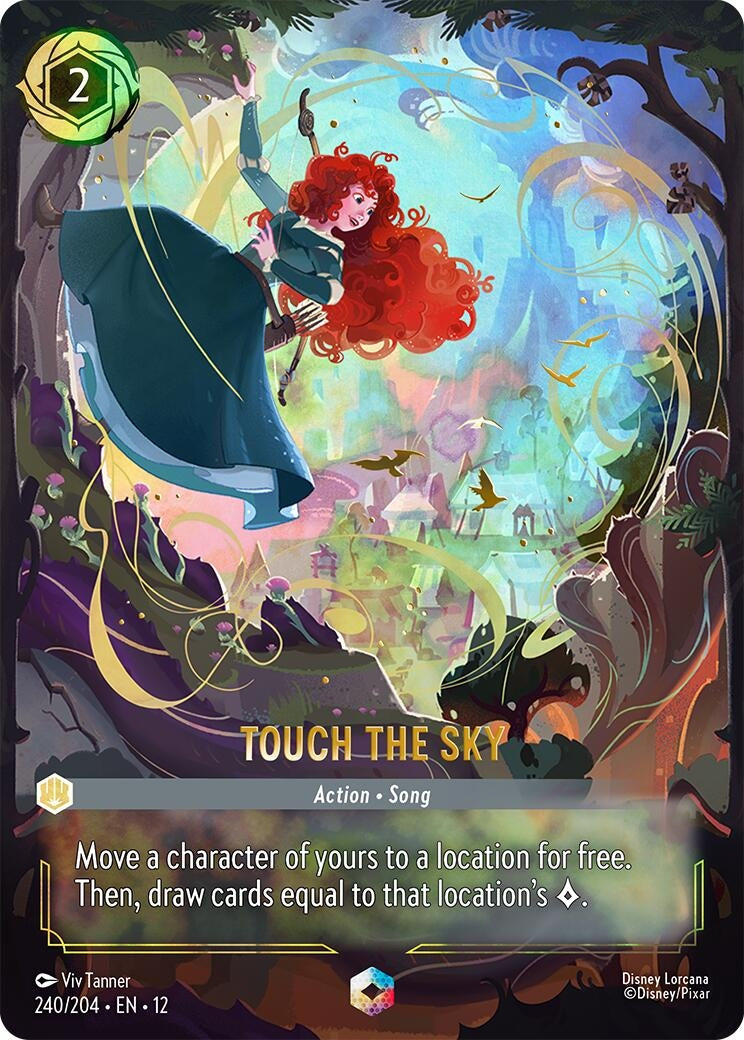 Image for Touch the Sky (Enchanted) (240/204) (Wilds Unknown) (12) - Disney Lorcana